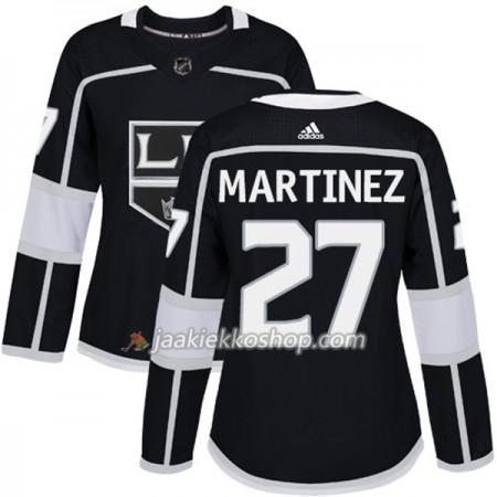 Nainen NHL Los Angeles Kings Pelipaita Alec Martinez 27 Adidas 2017-2018 Musta Authentic